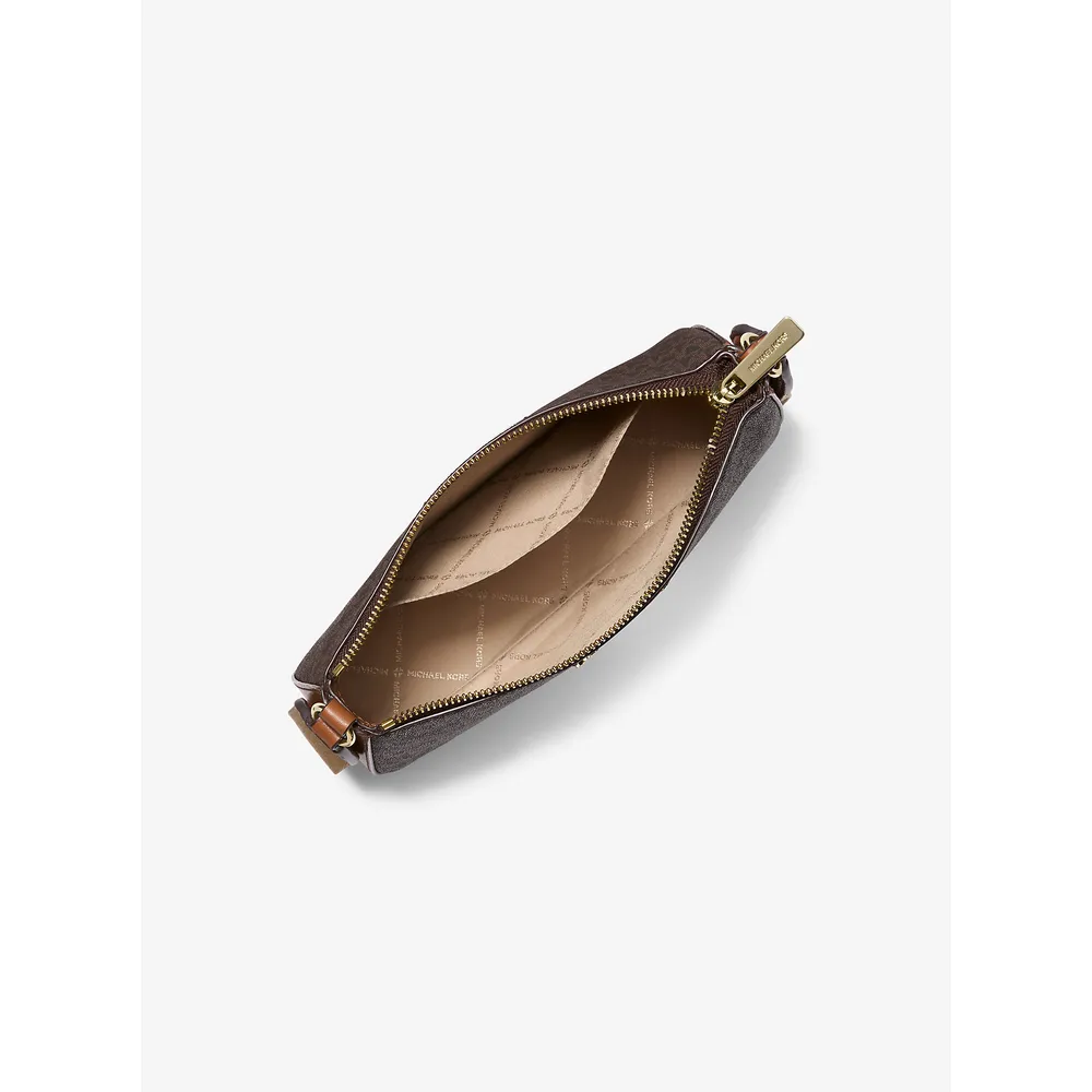 Michael Kors Bolso bandolera de Jet Set y funda para Apple Airpods | Marrón