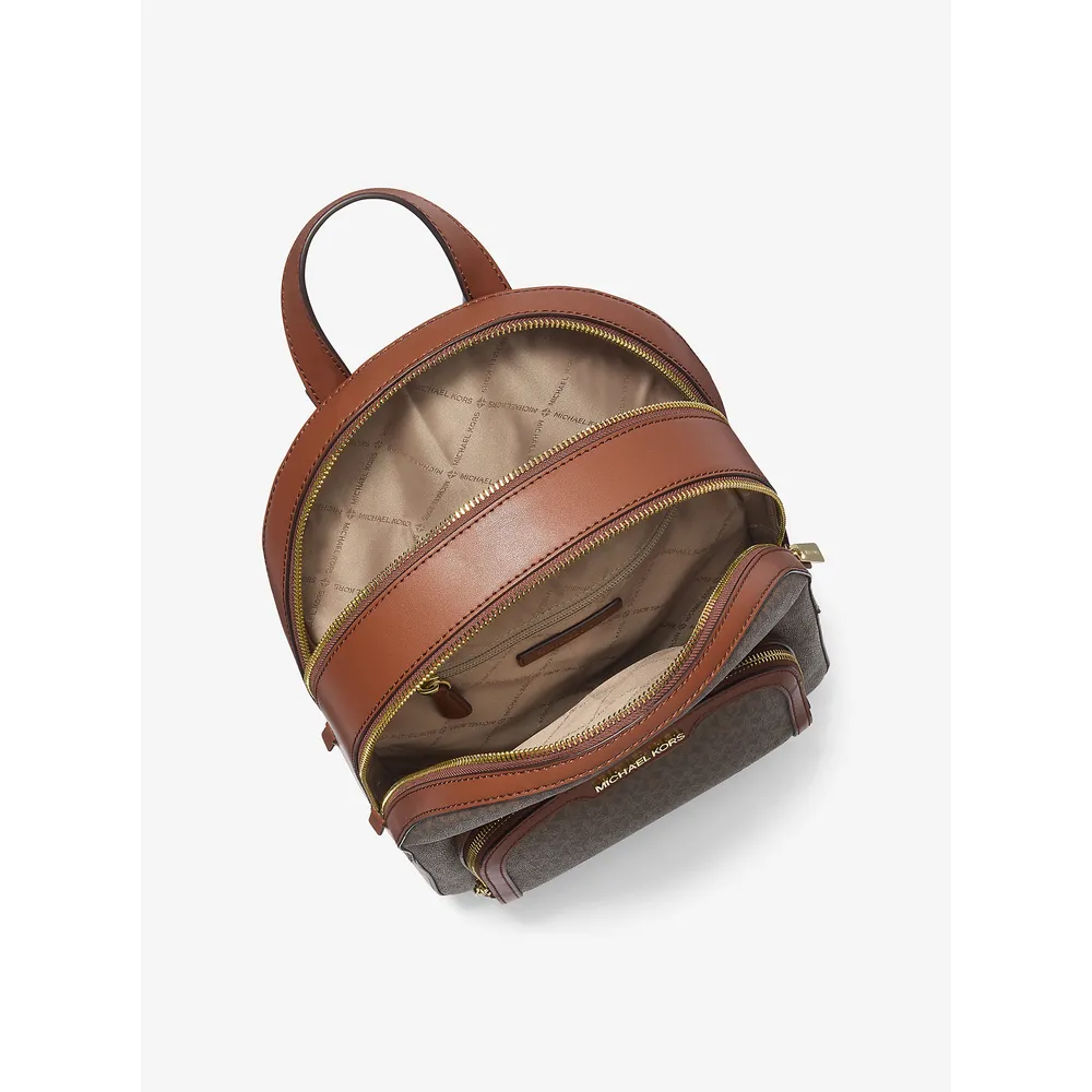 Michael Kors Mochila mediana con logotipo de Jaycee | Marrón