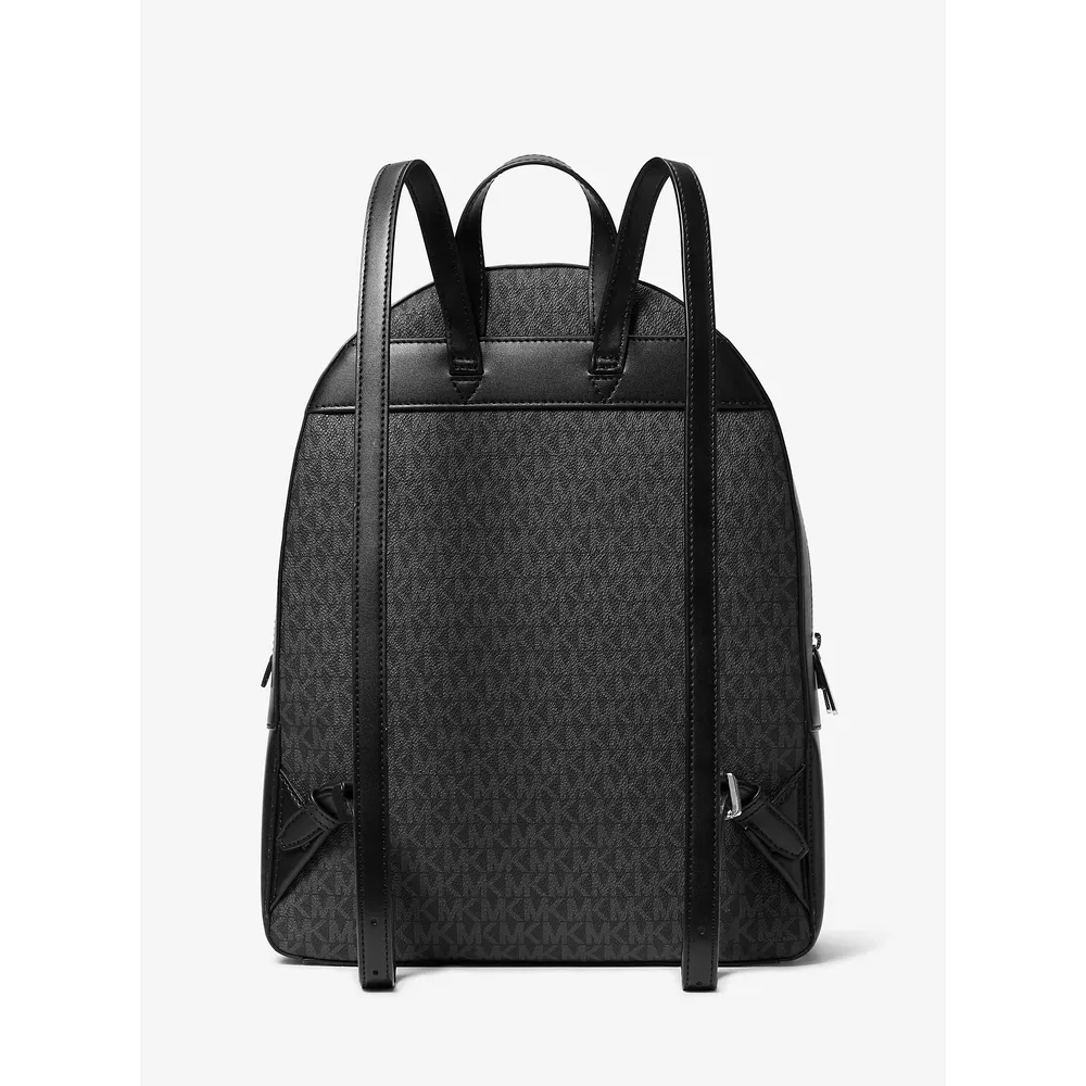 Michael Kors Mochila grande con logotipo de Jaycee | Negro