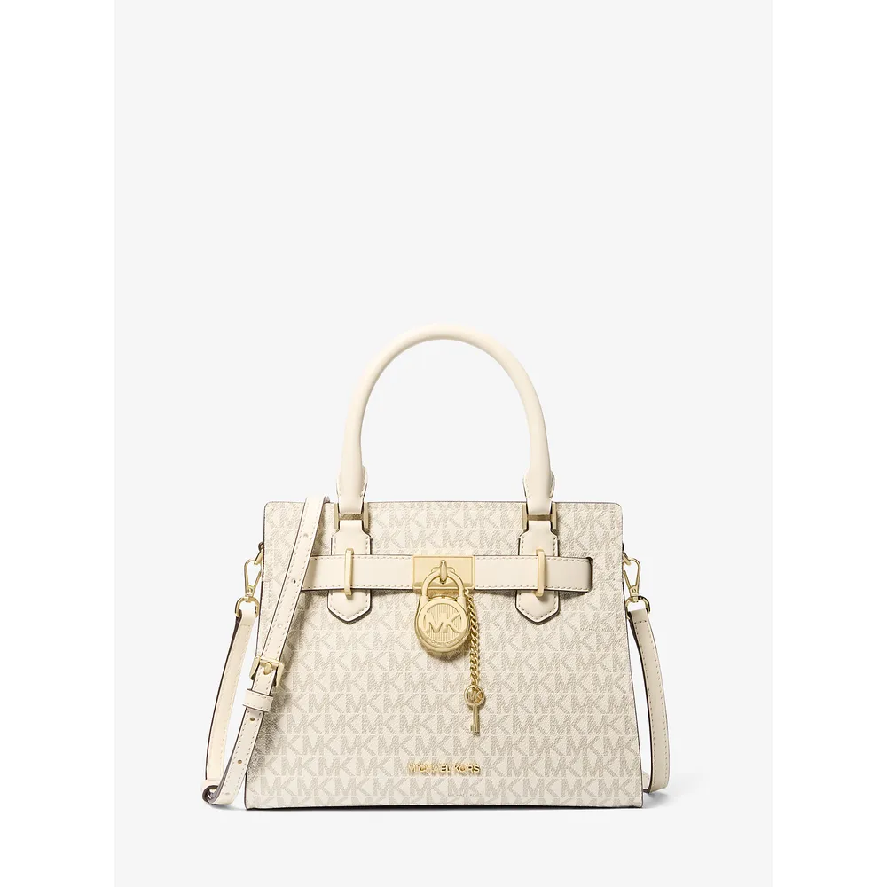 Michael Kors Bolso satchel pequeño con logotipo de Hamilton | Lt Crm Multi