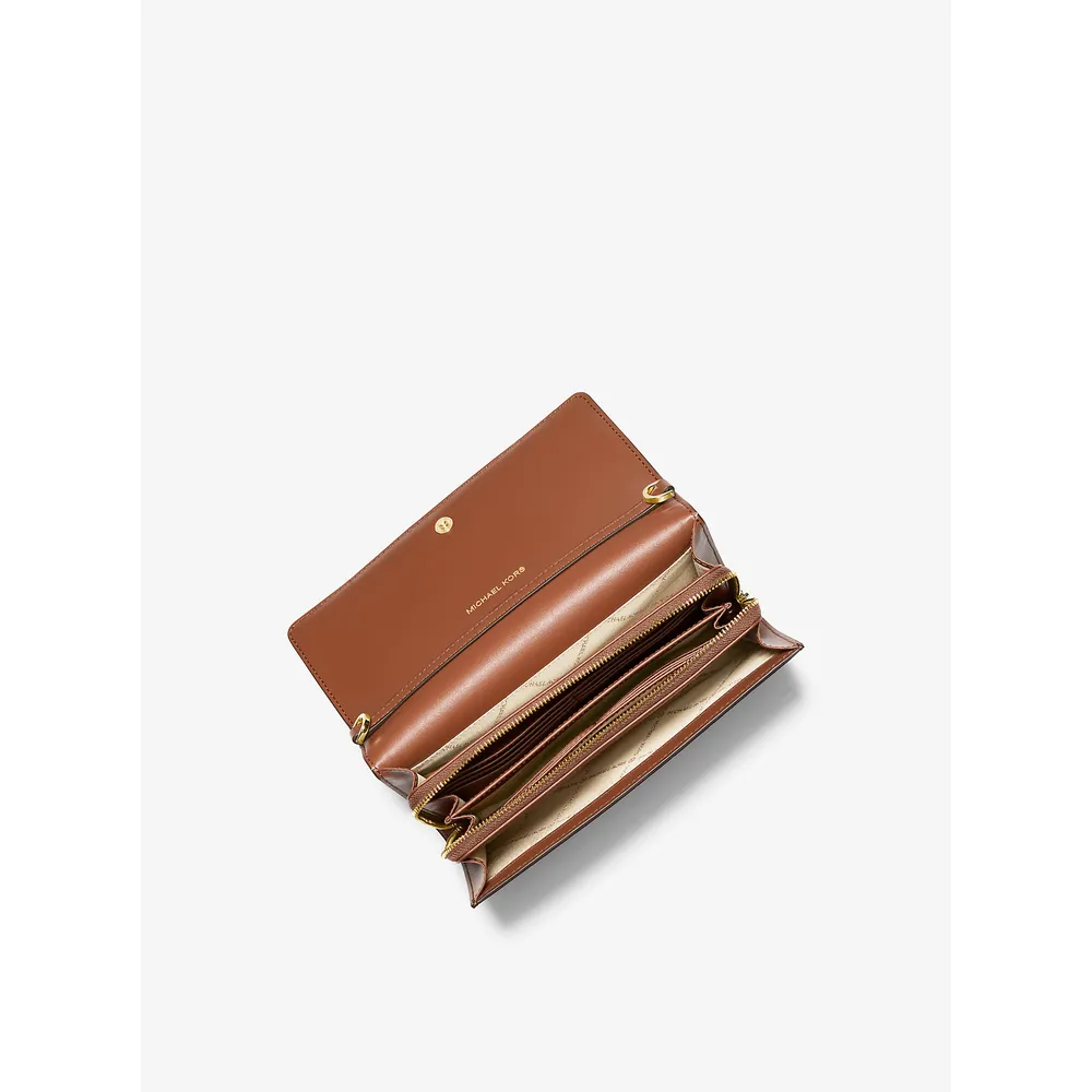 Michael Kors Bolso bandolera grande de piel Jet Set | Luggage