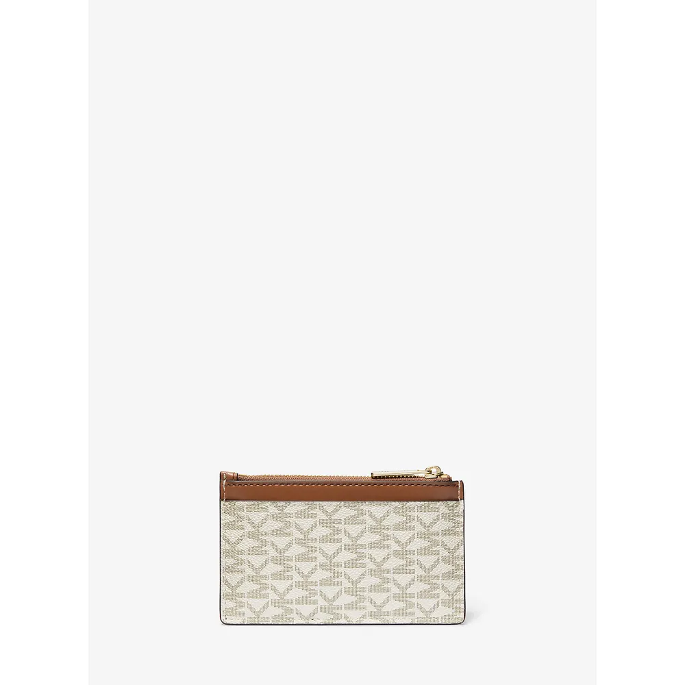 Michael Kors Estuche mediano para tarjetas con logotipo | Vainilla
