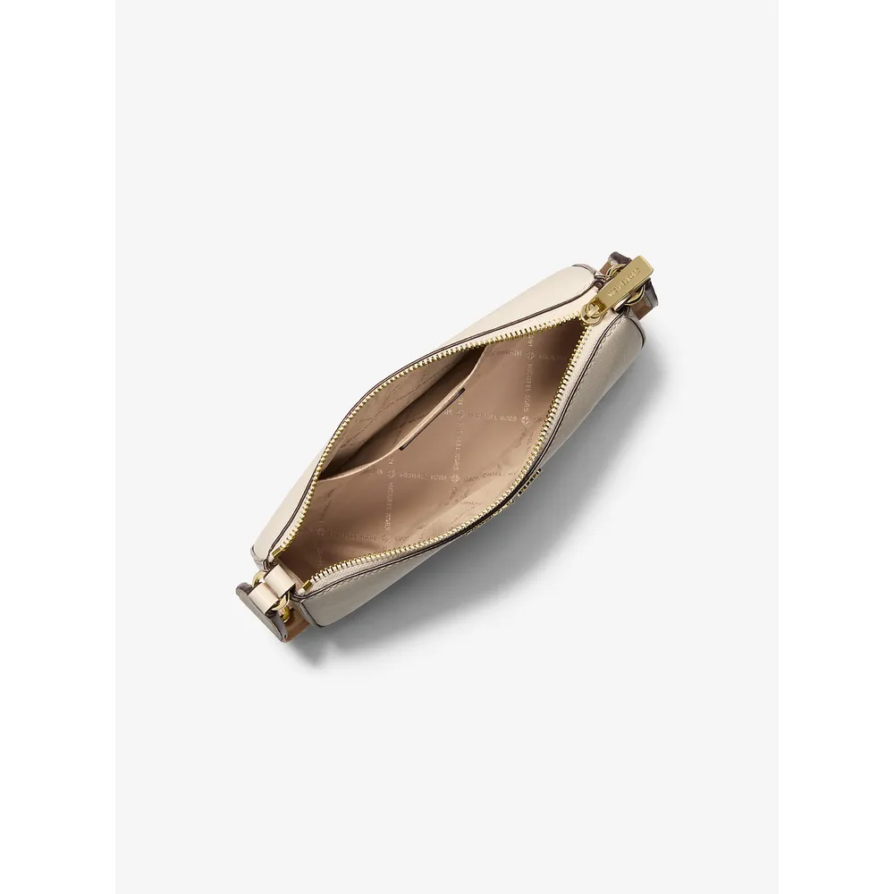 Michael Kors Bolso bandolera de Jet Set y funda para Apple Airpods | Lt Cream