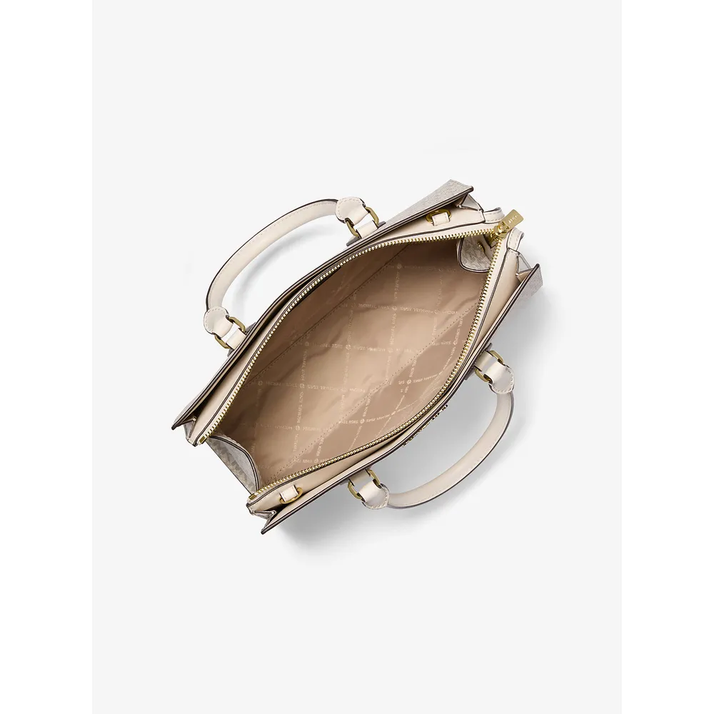 Michael Kors Bolso satchel mediano con logotipo de Sheila | Lt Crm Multi