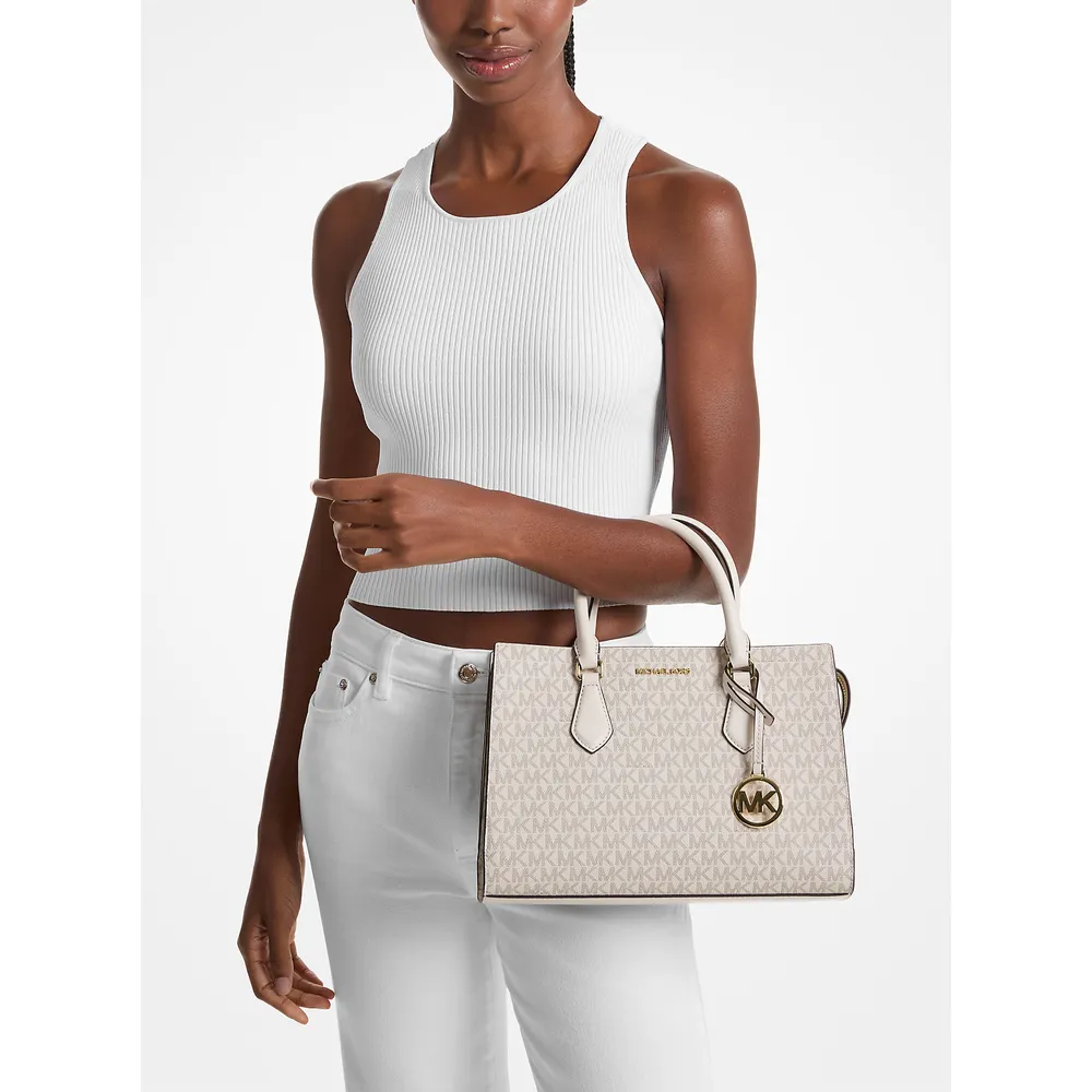 Michael Kors Bolso satchel mediano con logotipo de Sheila | Lt Crm Multi