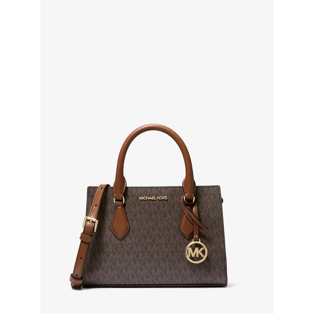 mk616377858_0_webp.webp Michael Kors Bolso pequeño con logotipo de la firma Sheila | Marrón