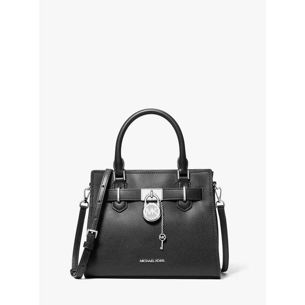 Michael Kors Bolso pequeño de cuero Hamiltons | Negro