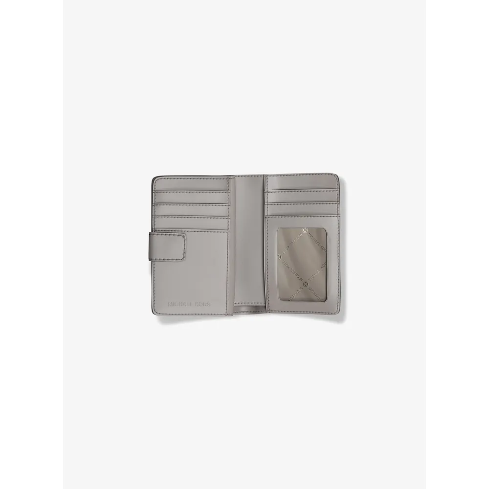 mk616398745_1_webp.webp Michael Kors Cartera plegable mediana Jet Set con logotipo | Optic White