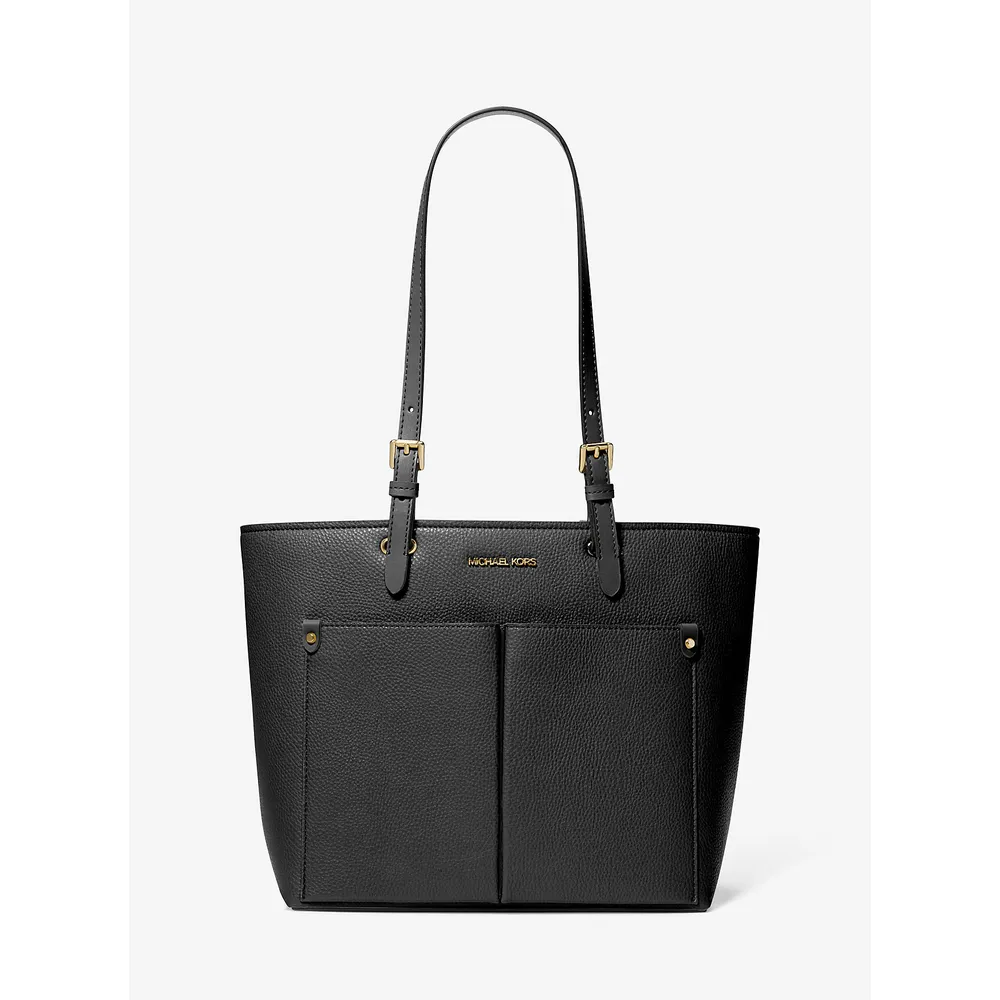 Michael Kors Bolso tote mediano de bolsillo Jet Set | Negro