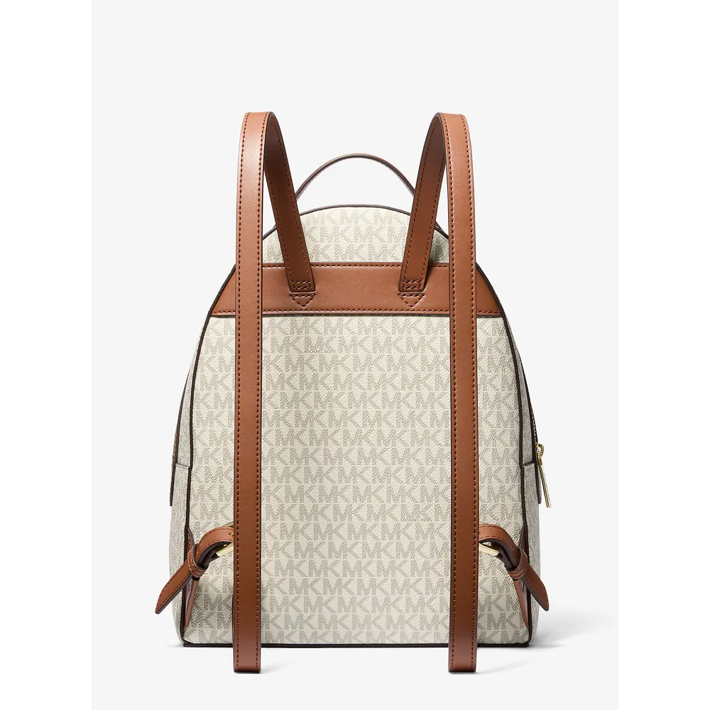 Michael Kors Mochila mediana con logotipo de Sheila | Vainilla