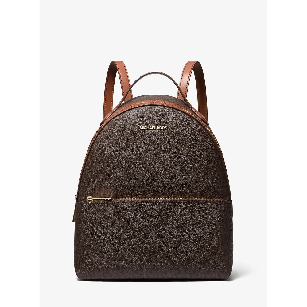 mk616398987_0_webp.webp Michael Kors Mochila mediana con logotipo de Sheila | Marrón