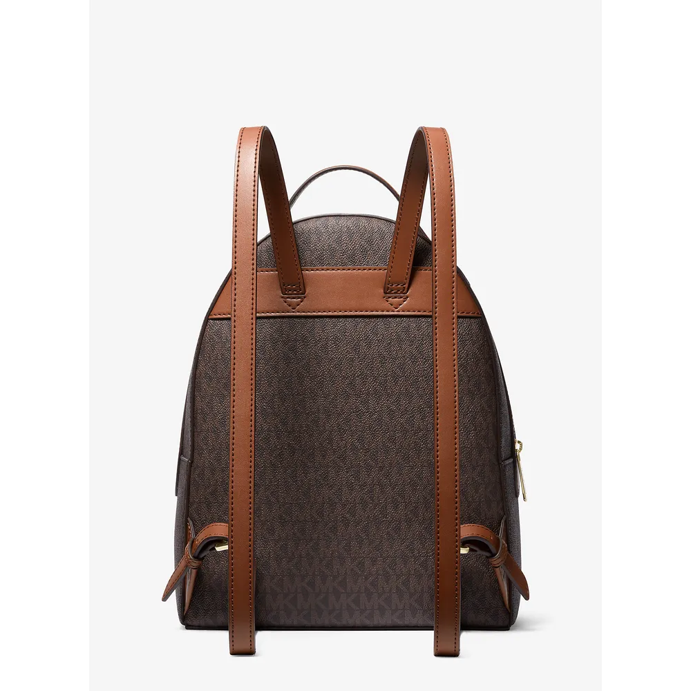 mk616398987_2_webp.webp Michael Kors Mochila mediana con logotipo de Sheila | Marrón
