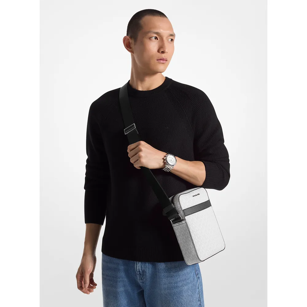 Michael Kors Bolso con logotipo de Cooper Signature | Bright Wht