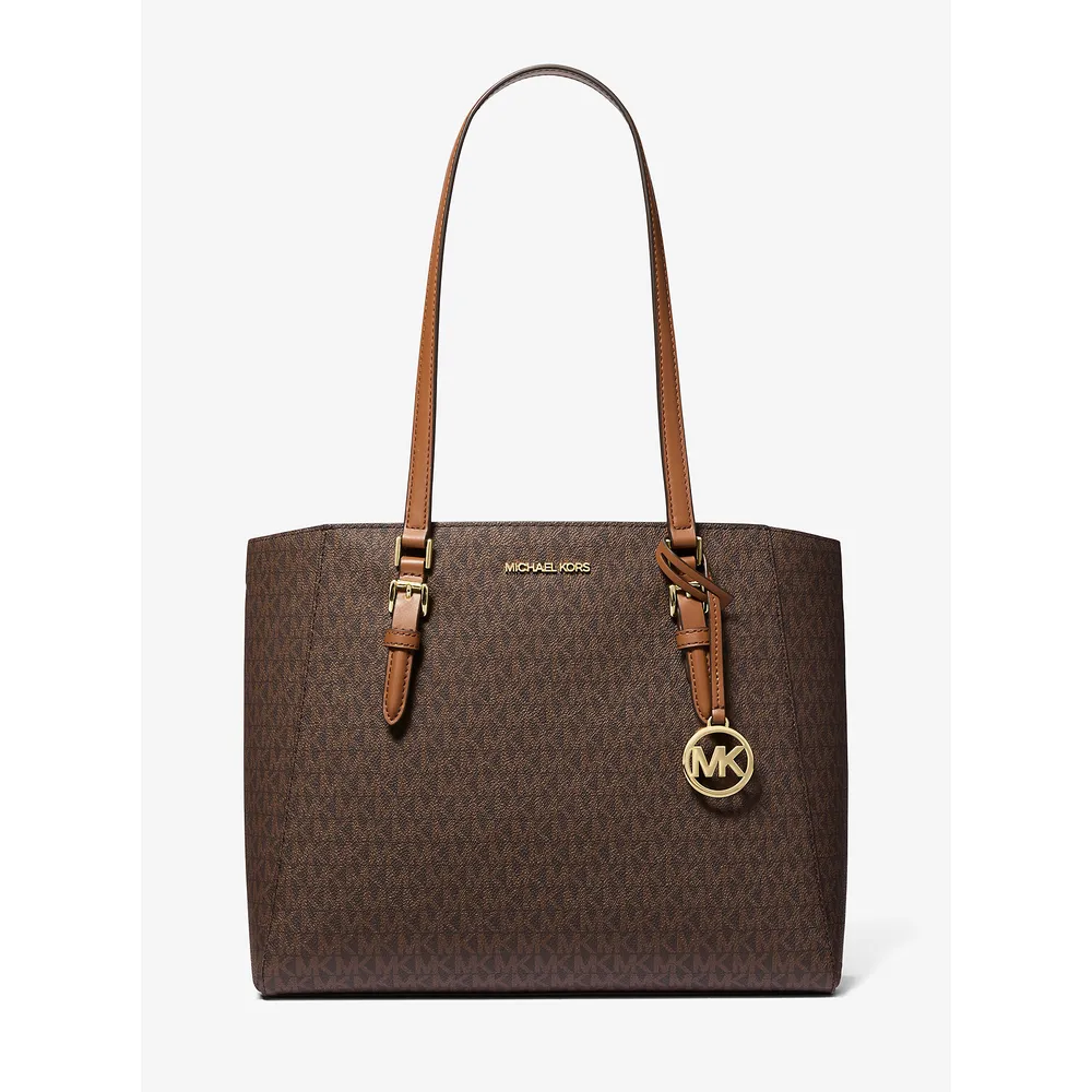 Michael Kors Bolso tote grande 3 en 1 con logotipo de Charlotte | Marrón