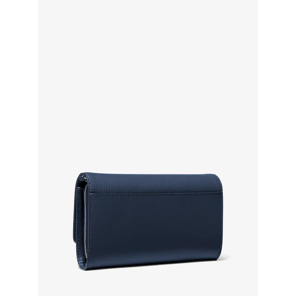 Michael Kors Bolso bandolera grande de piel Jet Set | Navy