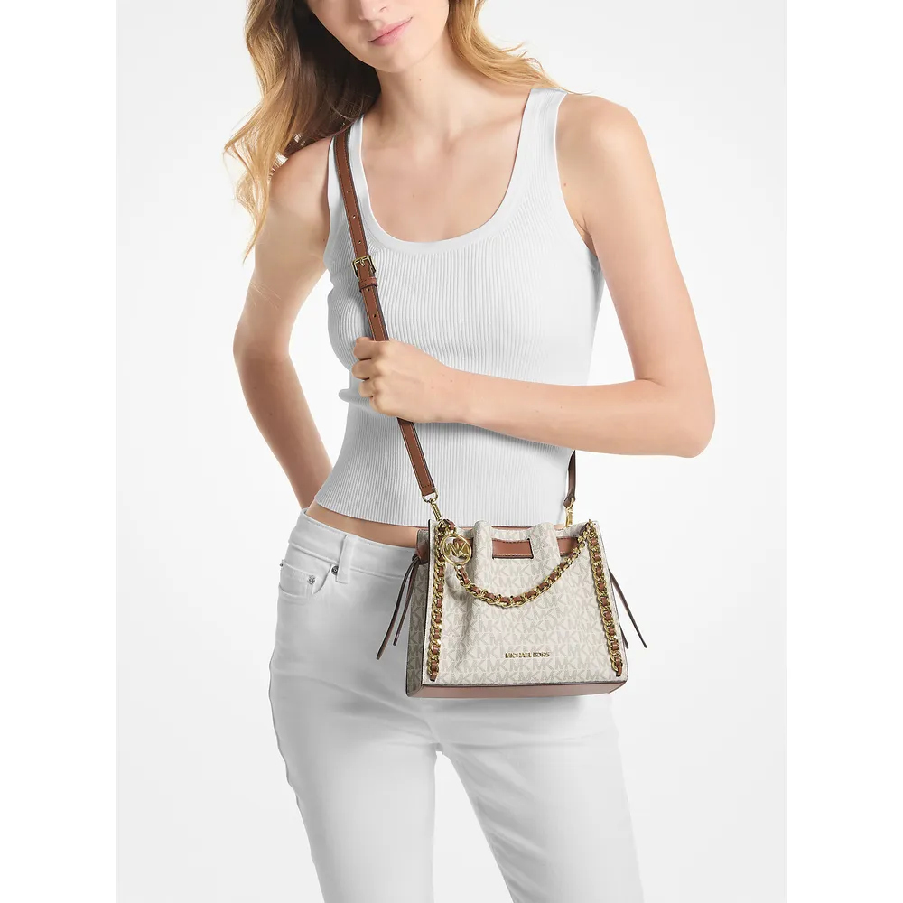 Michael Kors Bolso de hombro Mina grande | Vainilla