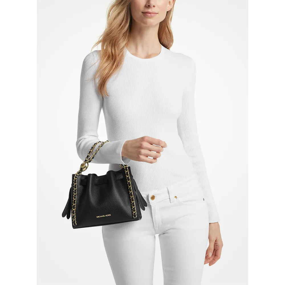 Michael Kors Bolso bandolera pequeño con cadena Mina | Black