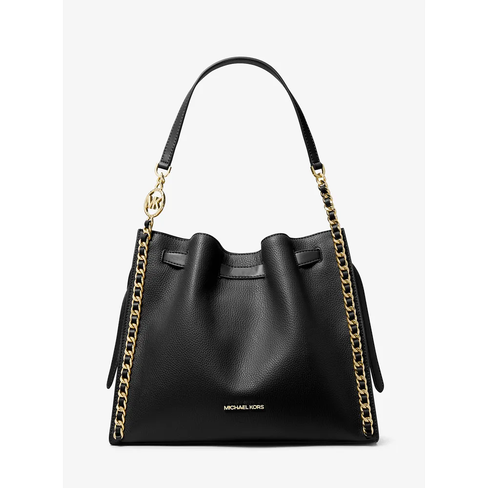 Michael Kors Bolso de hombro grande con cadena Mina | Negro