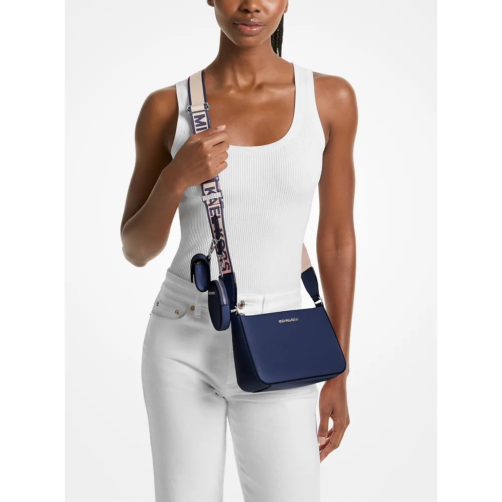 Michael Kors Bolso bandolera de piel saffiano con fundaApple Airpods Pro | Navy