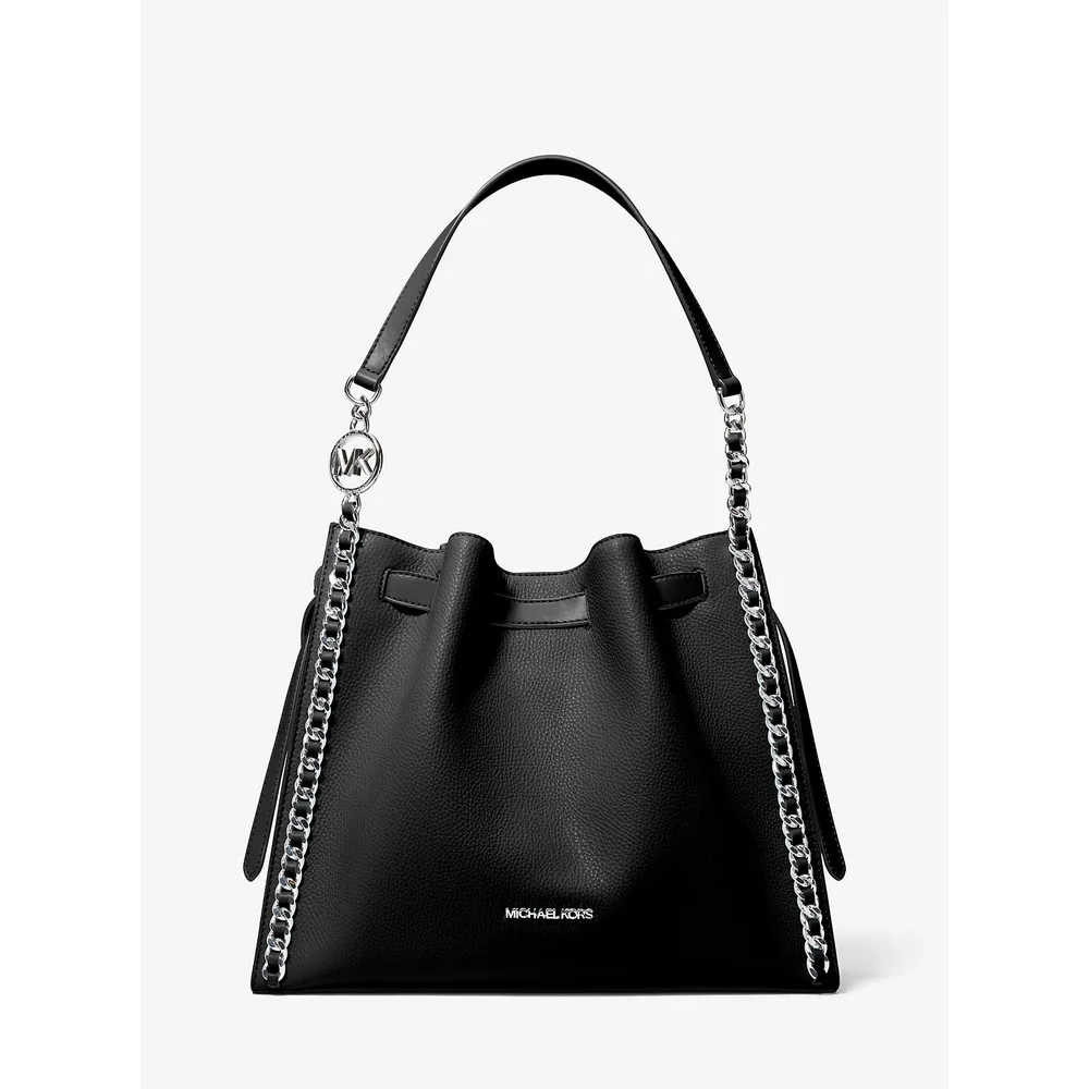 Michael Kors Bolso de hombro grande con cadena Mina | Negro