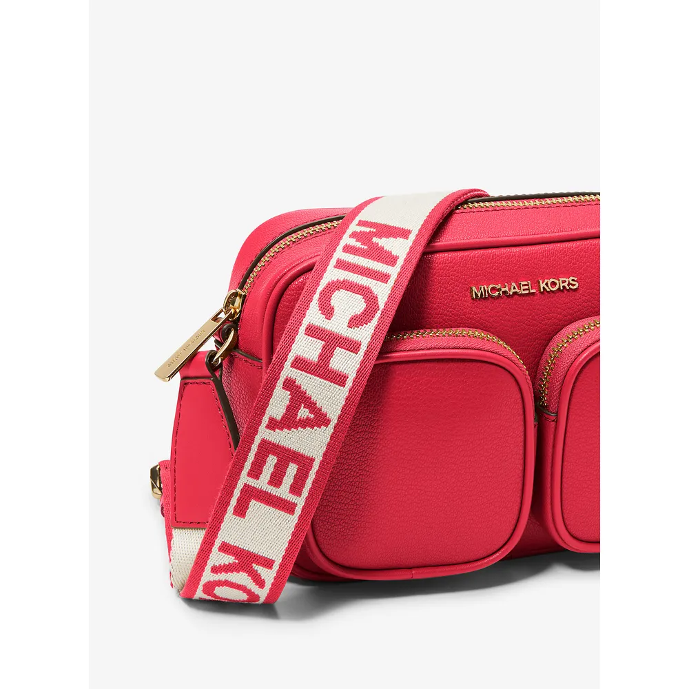 Michael Kors Bolso bandolera con funda para Apple Airpods Pro | Bright Red
