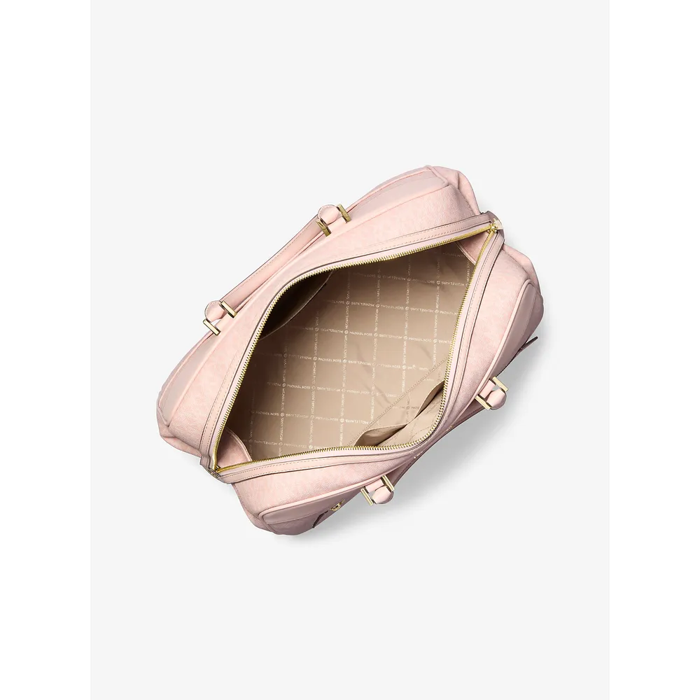 Michael Kors Bolsa de fin de semana grande con logotipo | Lt Powder Blush