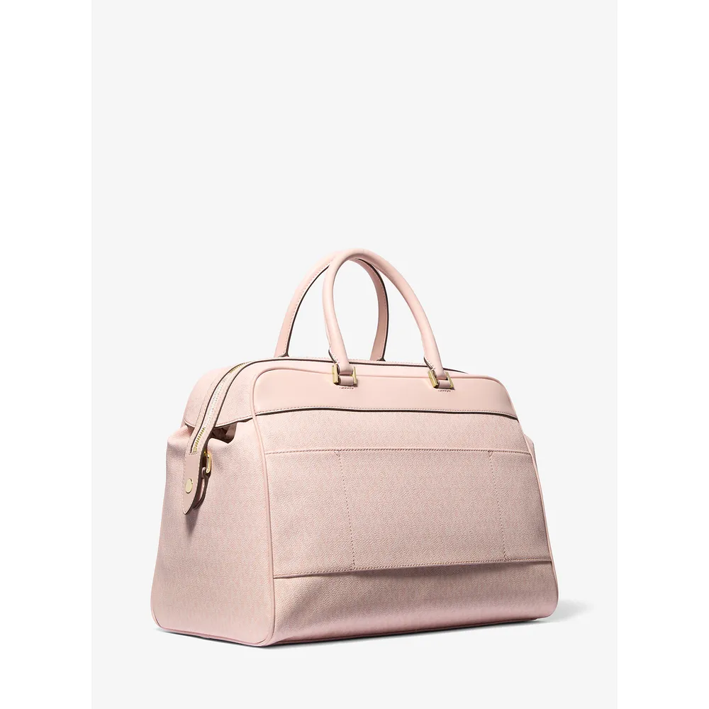 Michael Kors Bolsa de fin de semana grande con logotipo | Lt Powder Blush