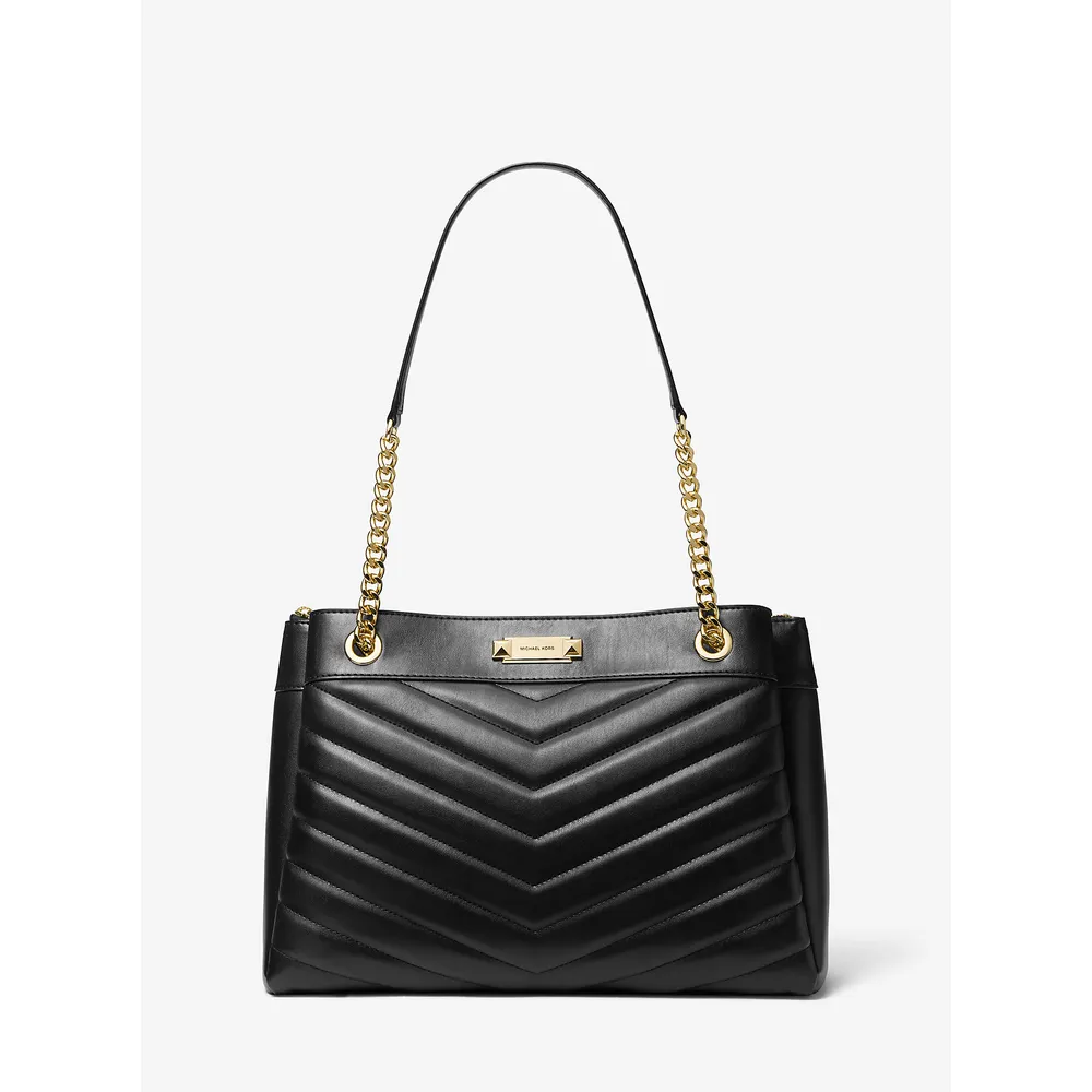 Michael Kors Bolso tote mediano acolchado Whitney | Negro