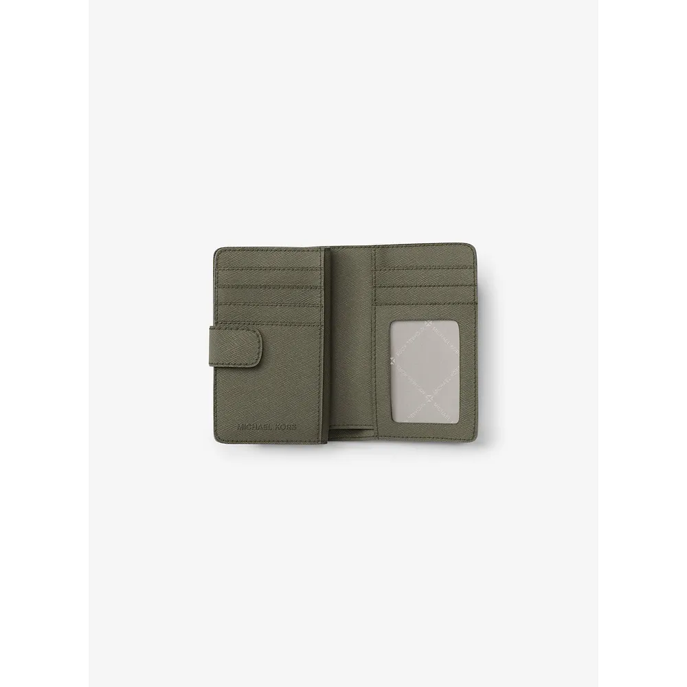 Michael Kors Cartera mediana de piel saffiano | Aceituna