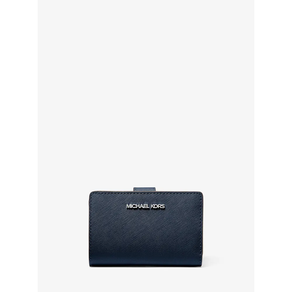Michael Kors Cartera mediana de piel saffiano | Navy