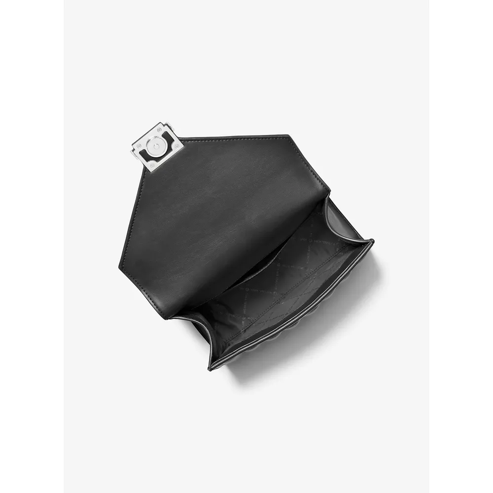 Michael Kors Bolso de hombro mediano acolchado Whitney | Negro