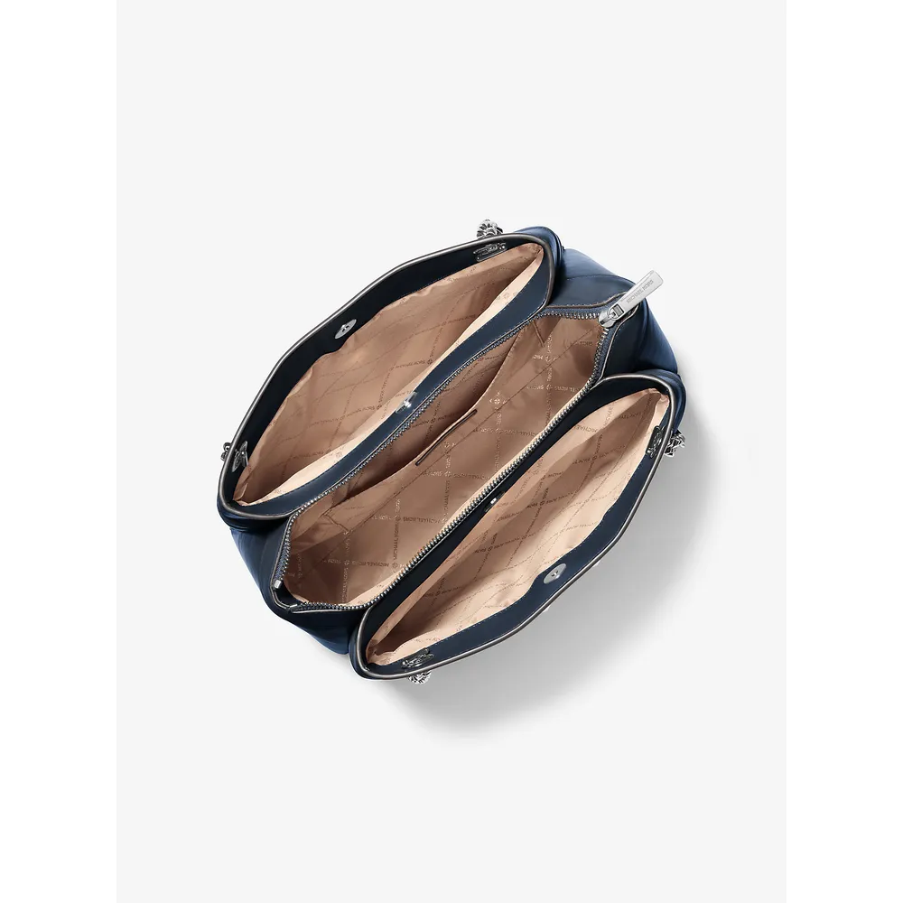 mk623748935_1_webp.webp Michael Kors Bolso tote mediano acolchado Whitney | Navy