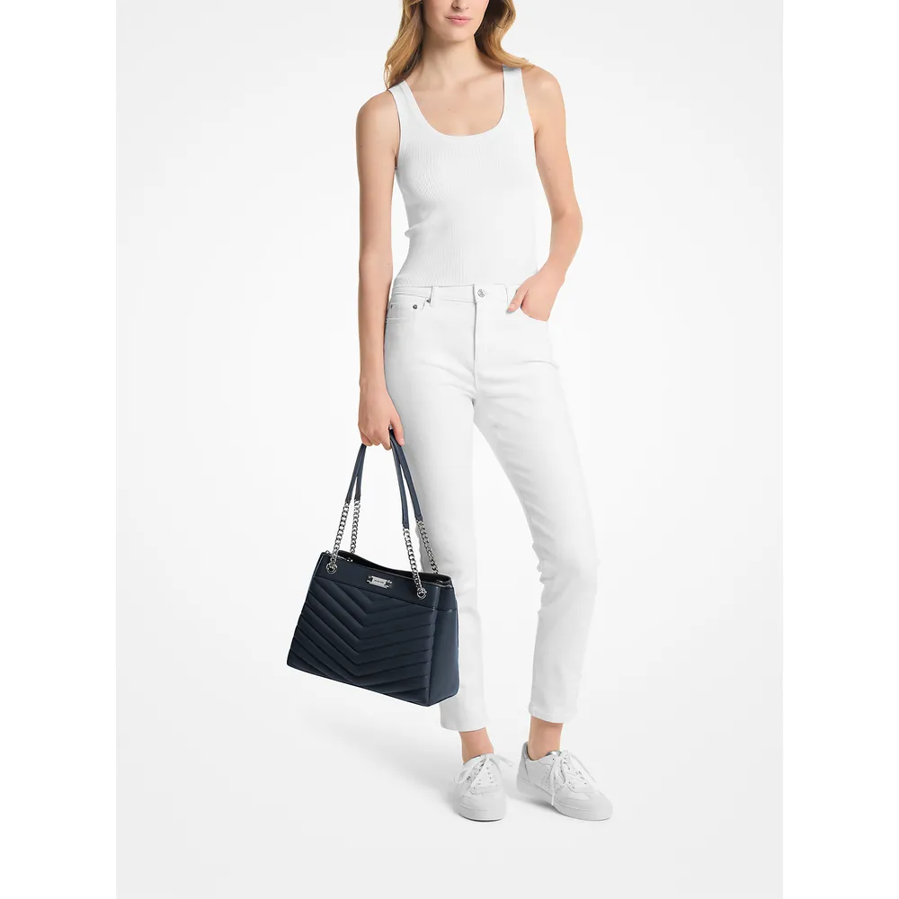 mk623748935_2_webp.webp Michael Kors Bolso tote mediano acolchado Whitney | Navy