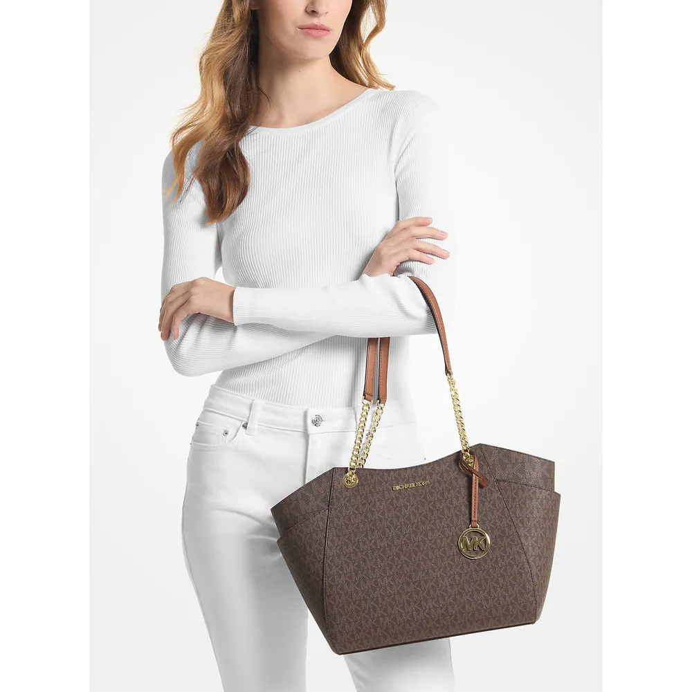mk623762818_2_webp.webp Michael Kors Bolso de hombro grande con logotipo de Jet Set | Marrón