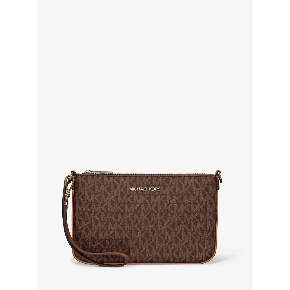 mk623791988_0_webp.webp Michael Kors Bolso de mano convertible Jet Set Small Signature Logo | Marrón