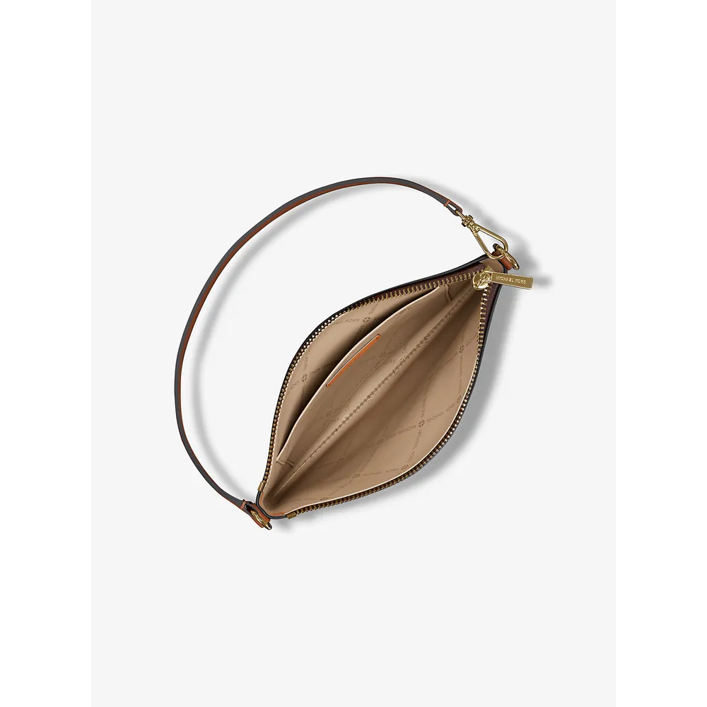 Michael Kors Bolso de mano convertible Jet Set Small Signature Logo | Marrón