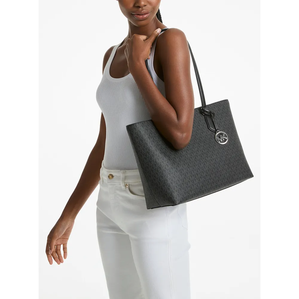 mk623792282_2_webp.webp Michael Kors Bolso grande con el logotipo de Sheila | Negro