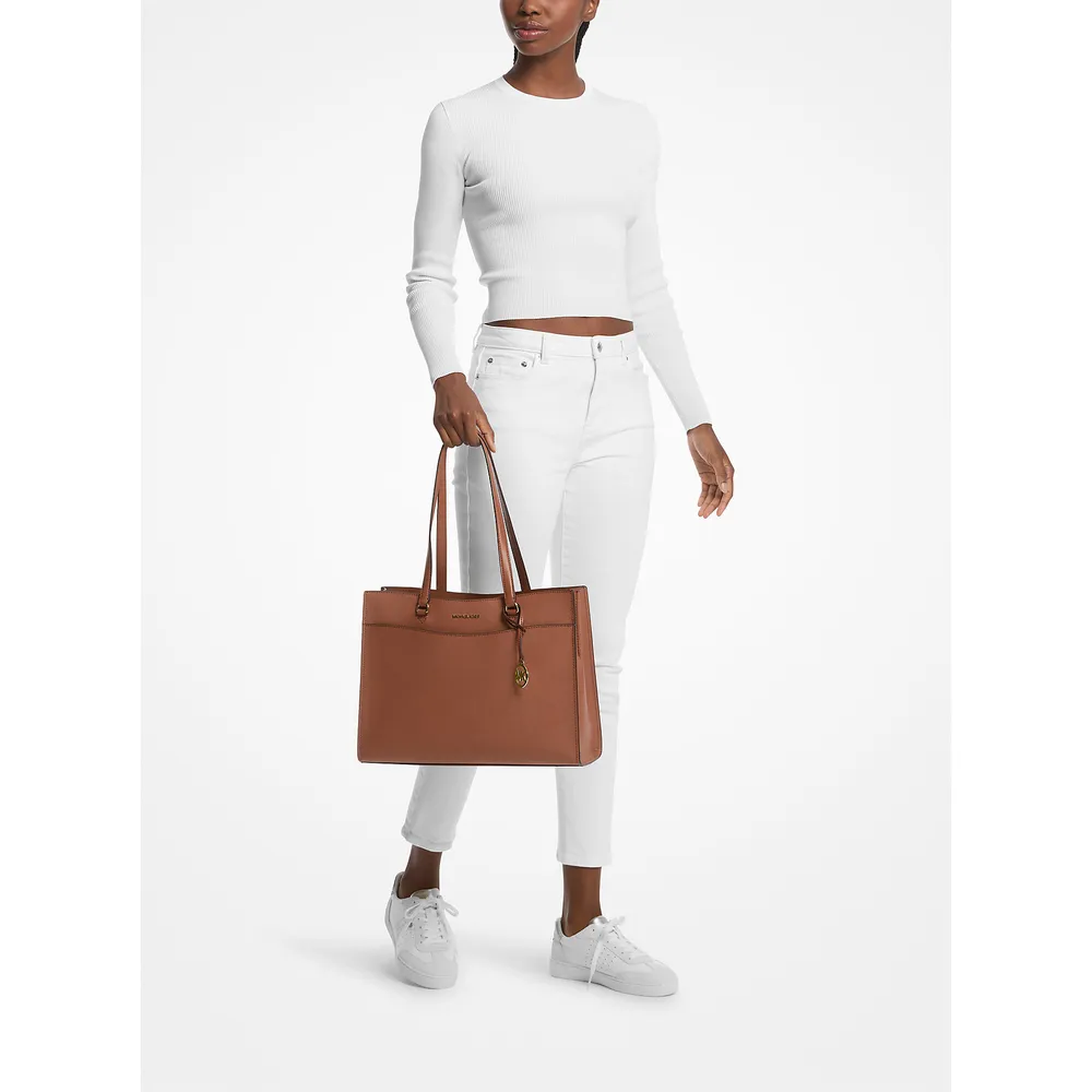 Michael Kors Bolso tote grande de piel saffiano Jet Set Travel | Luggage