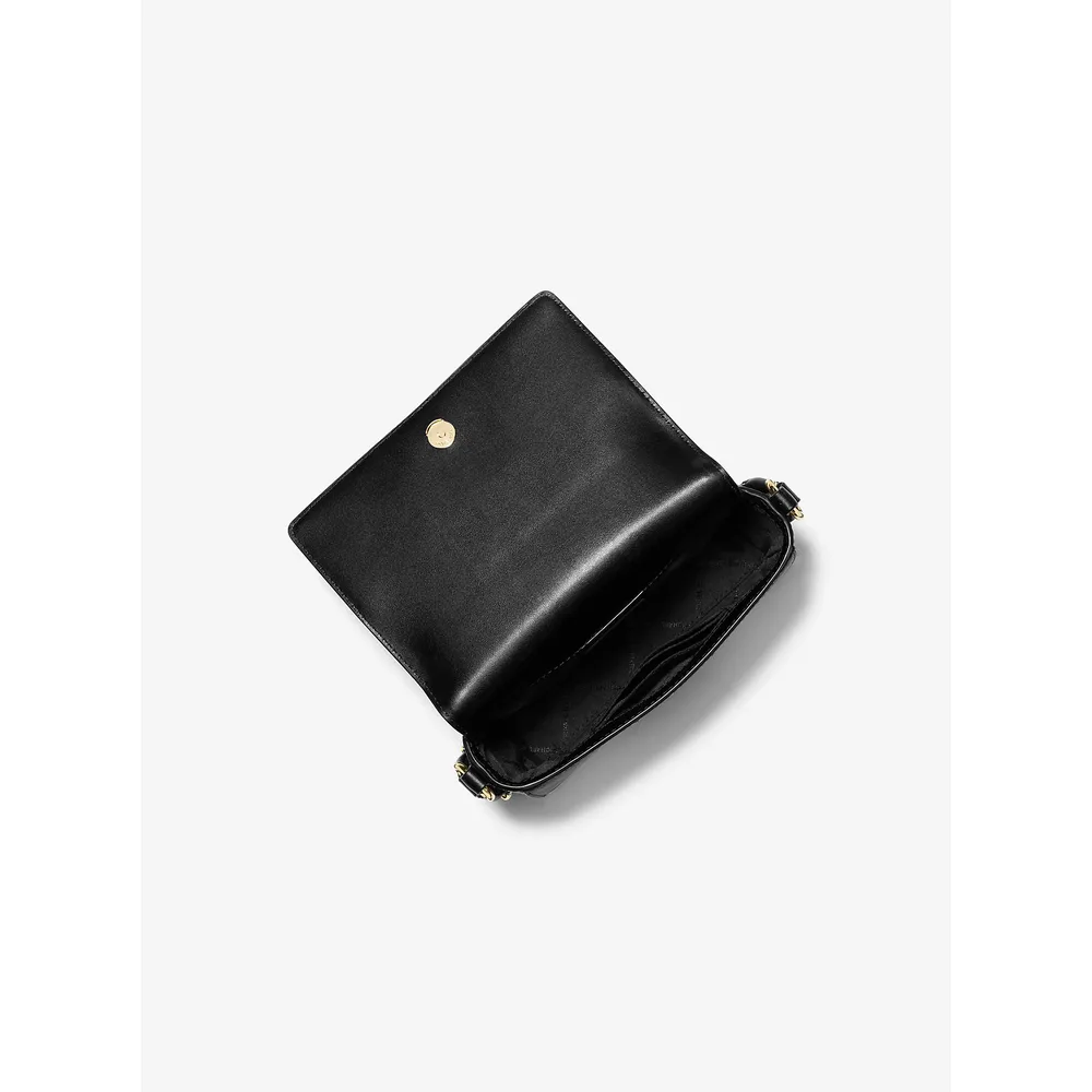 Michael Kors Bolso bandolera Vincent de piel saffiano | Negro