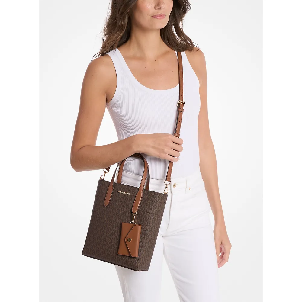 mk785308033_2_webp.webp Michael Kors Bolso tote convertible Vincent | Marrón