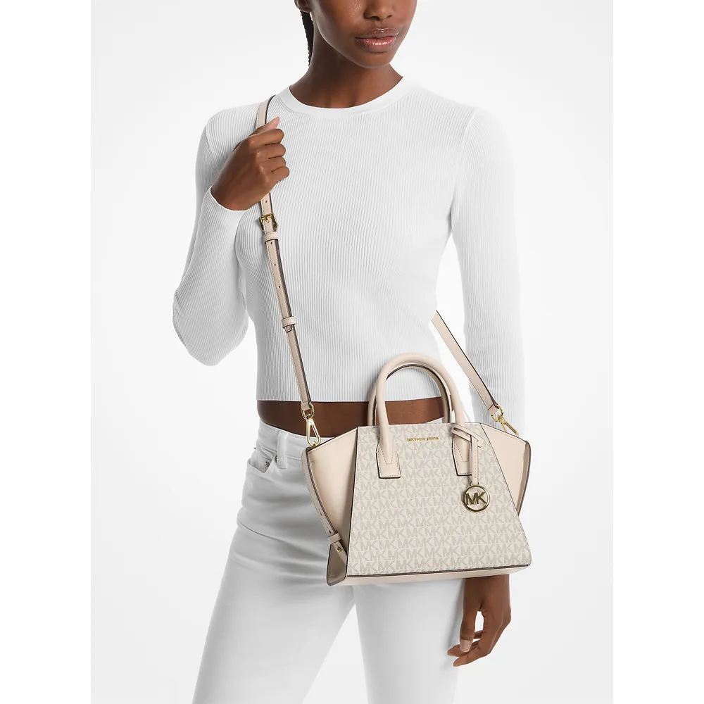 Michael Kors Bolso pequeño de cuero y logotipo de Avril | Lt Crm Multi