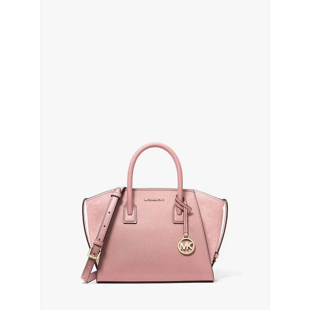 Michael Kors Bolso pequeño Avril de piel granulada | Powder Blush