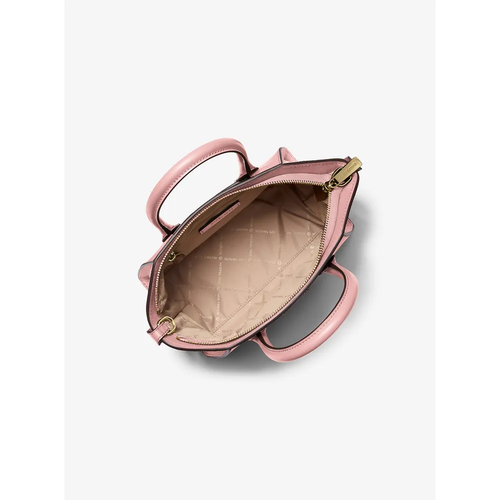 Michael Kors Bolso pequeño Avril de piel granulada | Powder Blush
