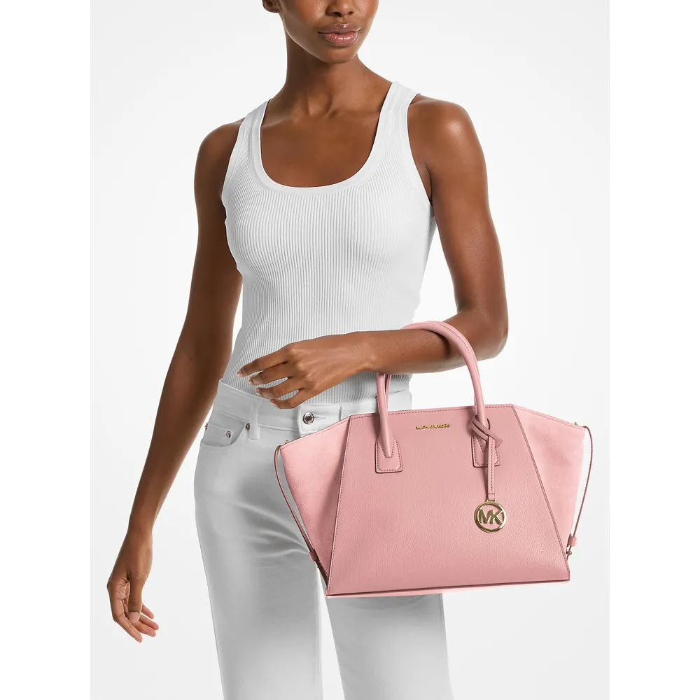 Michael Kors Bolso grande Avril de piel | Powder Blush