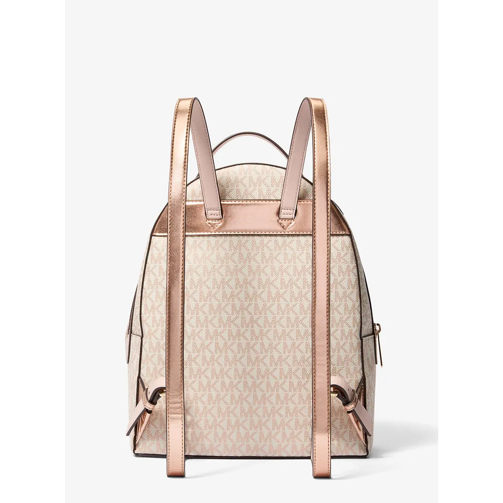 mk785308191_2_webp.webp Michael Kors Mochila mediana Sheila | Oro rosa