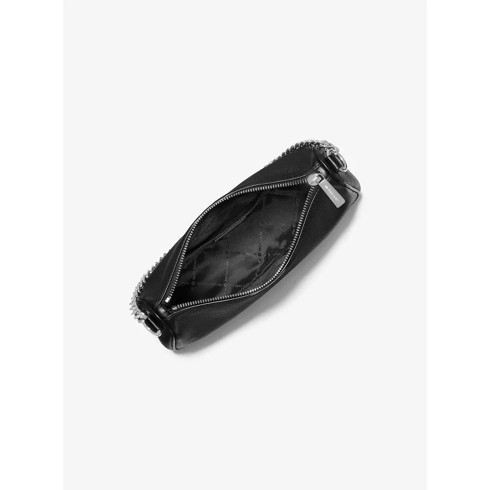 Michael Kors Bolso bandolera mediano Carmela de piel granulada | Negro