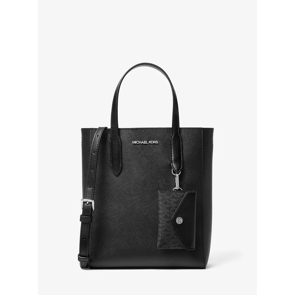 Michael Kors Bolso tote convertible Vincent de piel saffiano | Negro