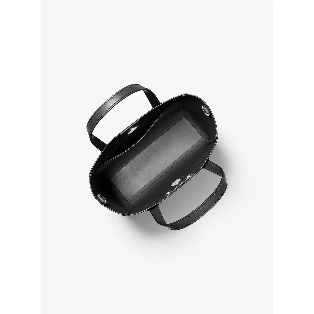 Michael Kors Bolso tote convertible Vincent de piel saffiano | Negro