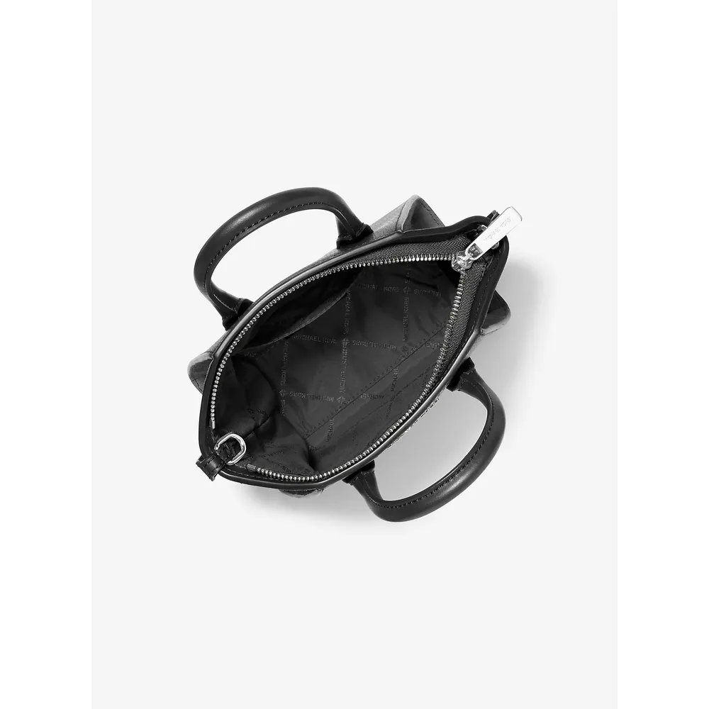 Michael Kors Bolso de cuero extra pequeño Avril | Negro