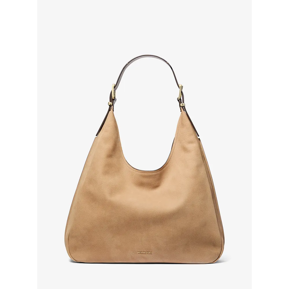 mk785311164_0_webp.webp Michael Kors Bolso de hombro grande de nobuk Nolita | Camello